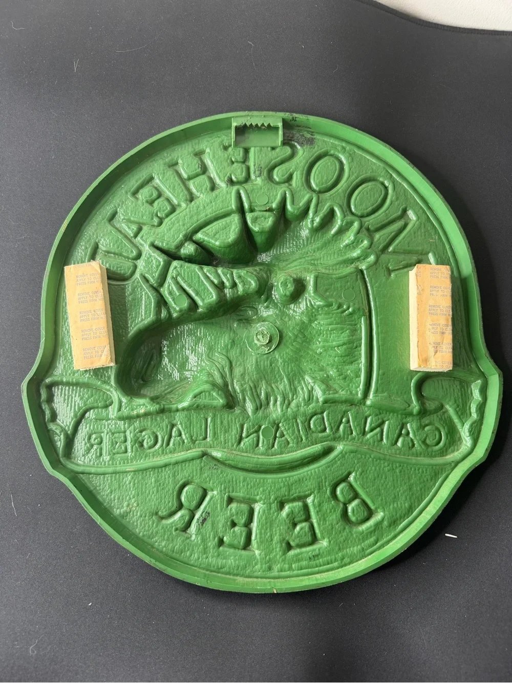 Moosehead Canadian Lager Beer Sign Vintage